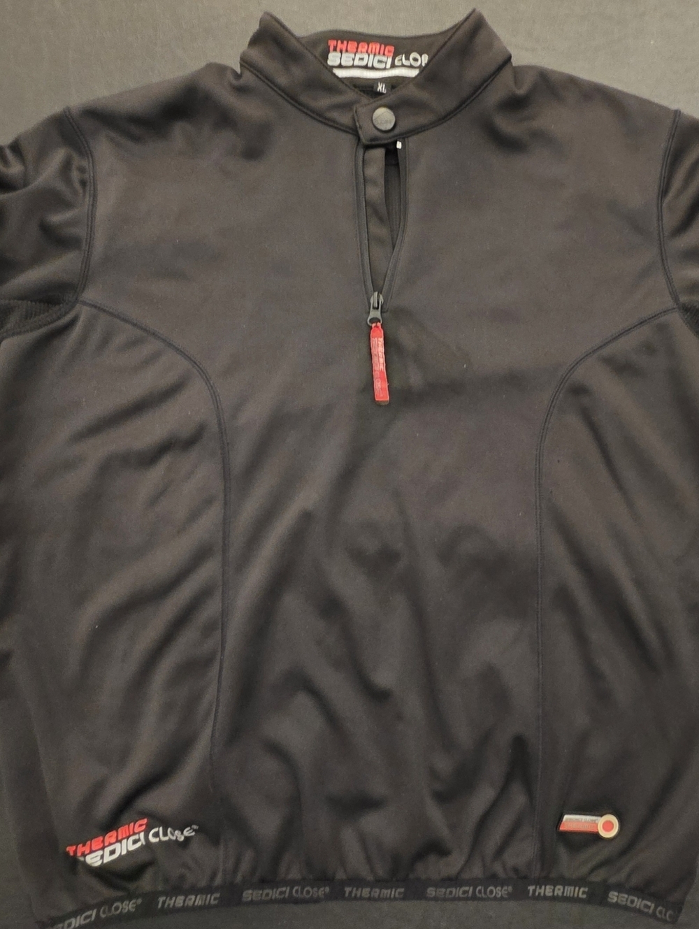 Sedici Thermic Close Motorcycle Jacket XL Black Zip Thermal Riding Gear